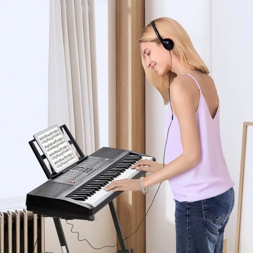 VEVOR 61 klavišo skaitmeninis pianinas, BD-663, 200 tonų, 200 ritmų