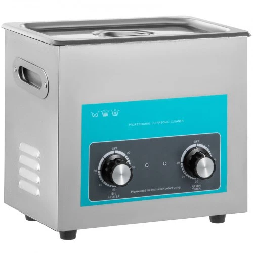 VEVOR 6.5L ultragarsinė valymo mašina, nerūdijančio plieno, 220 V