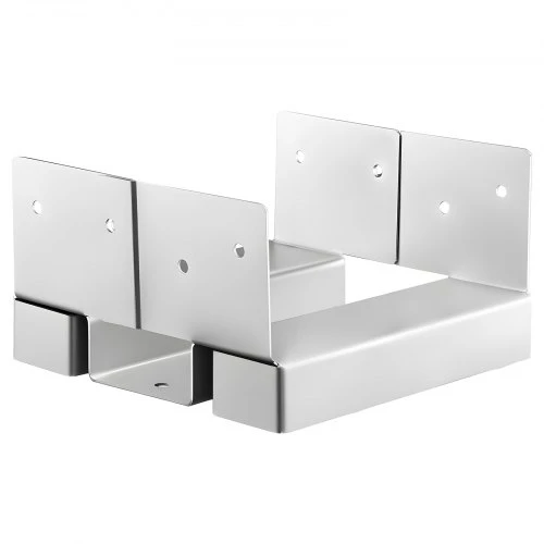 VEVOR 6x6 stulpo pagrindas, 10 vnt., cinkuoto anglinio plieno, betonui
