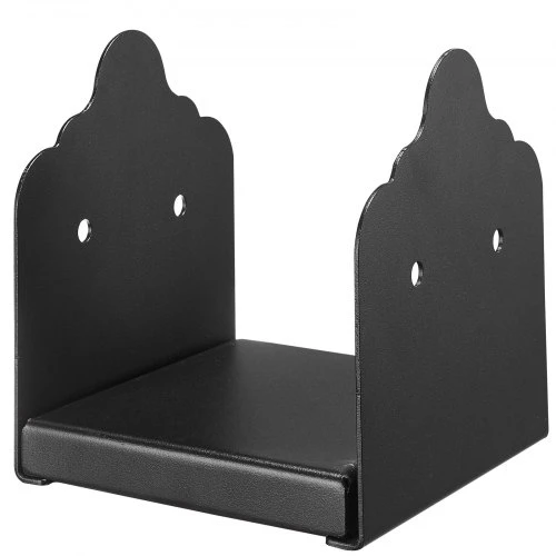 Koduva VEVOR 6x6 stulpo pagrindas, 2 vnt., 150 x 141 mm, juodas