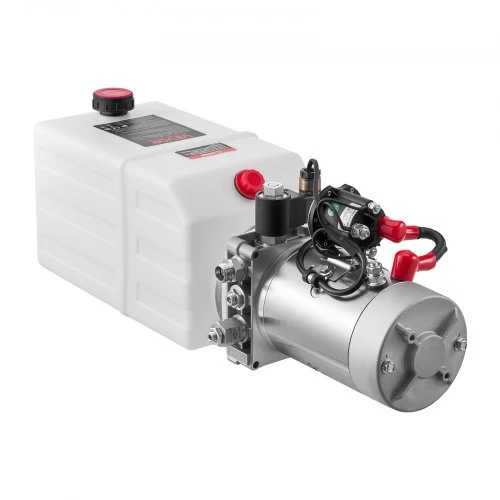 VEVOR 7 l hidraulinis maitinimo blokas, vieno veikimo savivarčio priekabos siurblys, DC 12 V, 22 MPa
