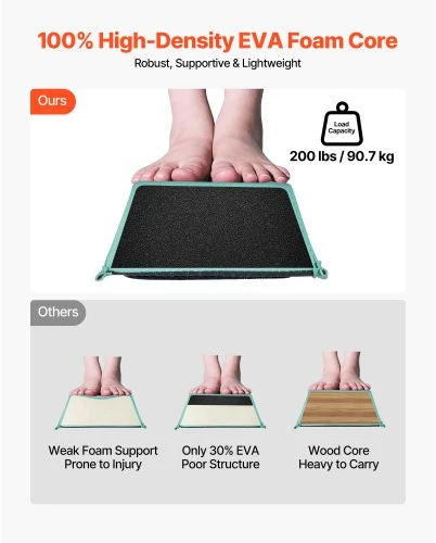VEVOR 8 FT sulankstoma pusiausvyros sija vaikams, 90,7kg, mėtų žalios spalvos