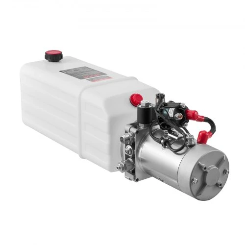 VEVOR 8 l hidraulinis maitinimo blokas, vieno veikimo savivarčio siurblio komplektas, 12 V DC, 22 MPa, 3,4 l/min