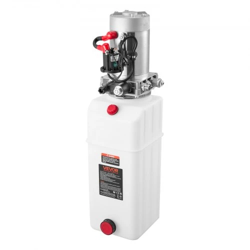 VEVOR 8 l hidraulinis maitinimo blokas, vieno veikimo savivarčio siurblio komplektas, 12 V DC, 22 MPa, 3,4 l/min