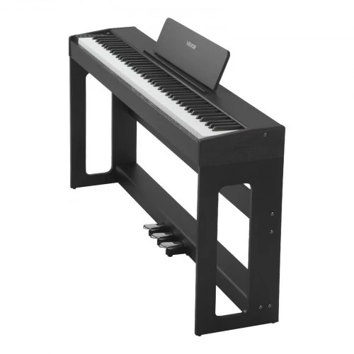 VEVOR 88 klavišų pasvertas skaitmeninis pianinas, juodas