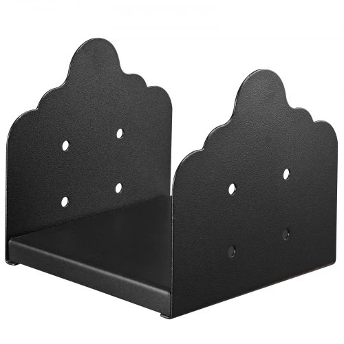 Koduva VEVOR 8x8 stulpo pagrindas, 2 vnt., 200 x 190 mm, juodas