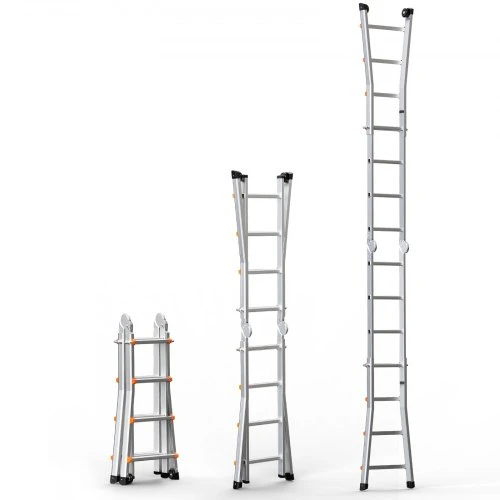 VEVOR A formos ištraukiamos kopėčios, 467 cm, aliuminis, 149,7kg, KMP404D