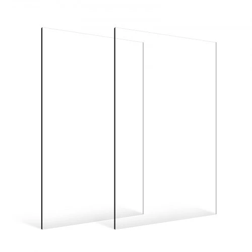Koduva VEVOR akrilo plokštės, 2 vnt., 24 x 48 col., 1/8 col. (3 mm), skaidrios