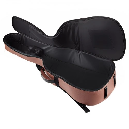 VEVOR Akustinės gitaros dėklas, kietas, 1195 mm, 41 col. gitaroms, rudas