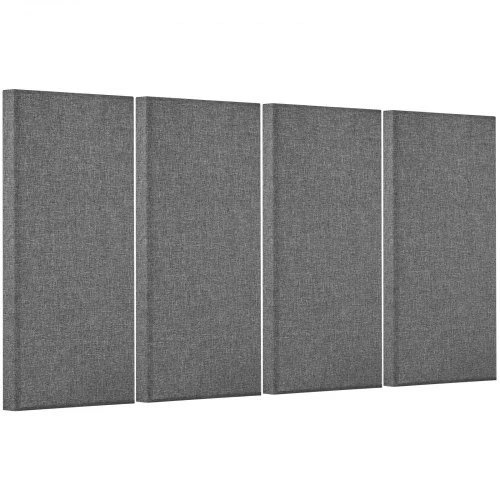 Koduva VEVOR akustinės panelės, 4 vnt., 2 colių, 600 x 300 mm, pilkos
