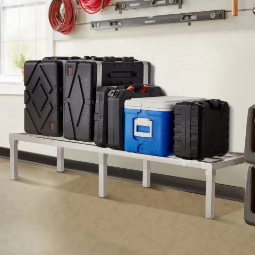Koduva VEVOR aliuminio dunnage stelažas, 60 x 20 col. komercinis maisto grindų stelažas