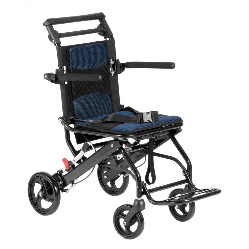VEVOR Aliuminio lydinio transportavimo vežimėlis, sulankstomas, 40 cm sėdynė