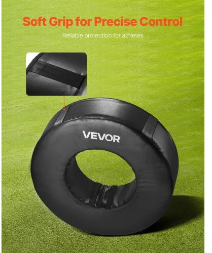 VEVOR Amerikietiškojo futbolo tacklingo ratas, treniruočių dummy, 1 vnt., juodas