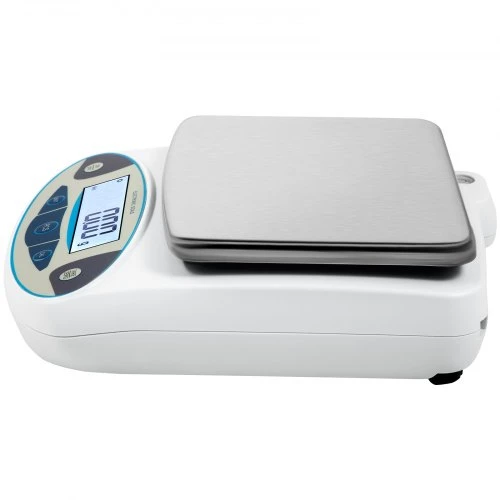 Koduva VEVOR analitinės svarstyklės, 5000 g x 0,01 g, LCD ekranas