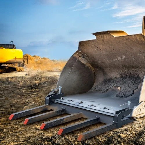 Koduva VEVOR ant kaušo tvirtinamos šiukšlių šakės 48" kaušui, 2600 lbs
