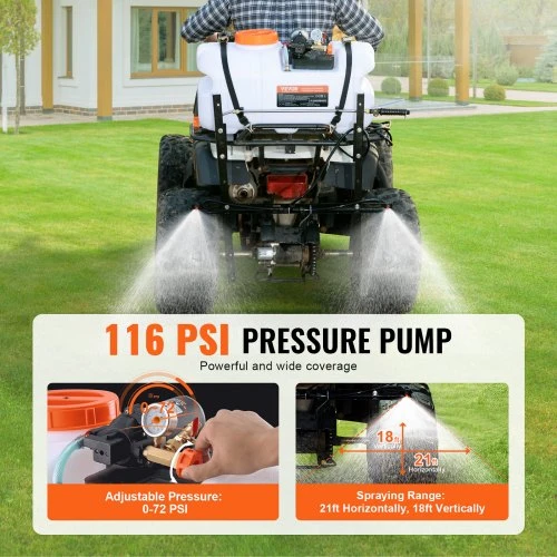 Koduva VEVOR ATV purkštuvas BS60, 60 l, baltas