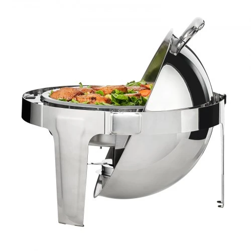 VEVOR Atverčiamas „chafing dish“ komplektas, 6 qt, 2 vnt., nerūdijančio plieno