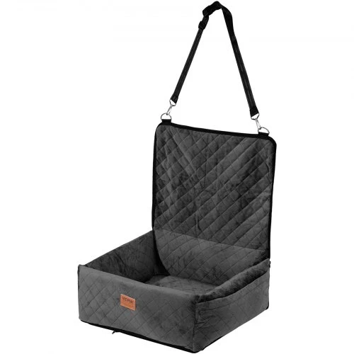 VEVOR Augintinio automobilinė kėdutė šunims, juoda, 60 x 50 x 19 cm, iki 18 kg
