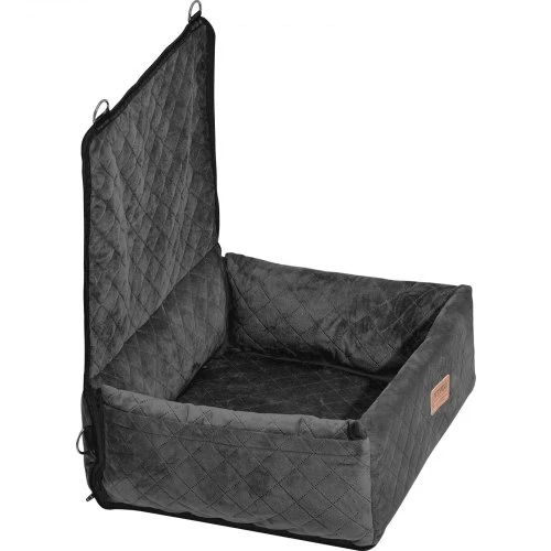 VEVOR Augintinio automobilinė kėdutė šunims, juoda, 60 x 50 x 19 cm, iki 18 kg