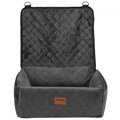 VEVOR Augintinio automobilinė kėdutė šunims, juoda, 60 x 50 x 19 cm, iki 18 kg