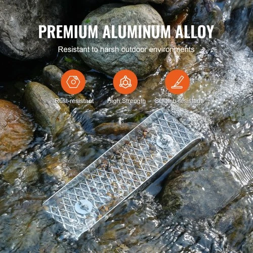 VEVOR Aukso plovimo rinkinys su mini sluice dėže, 12" aliumininė aukso gavybos įranga, 16 dalių