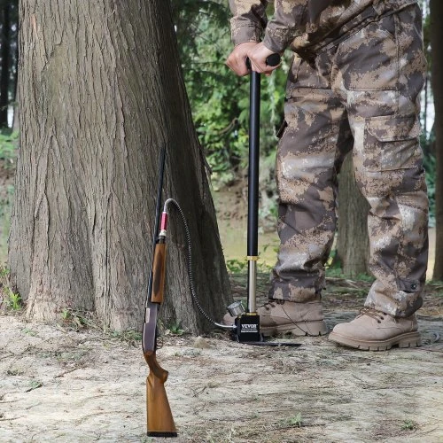 Koduva VEVOR aukšto slėgio rankinė pompa 3 pakopų, 30 MPa, nerūdijančio plieno, su manometru ir alyvos-drėgmės filtru