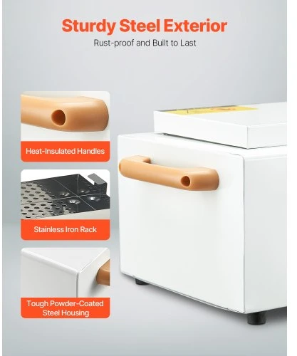 VEVOR Aukštos temperatūros įrankių valymo spinta KH-360T, 2 l, 300 W, 0–220 °C