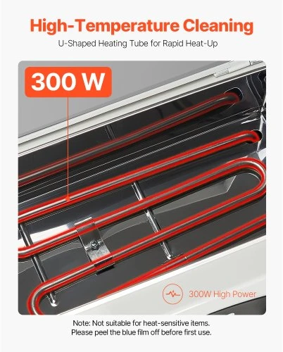 VEVOR Aukštos temperatūros įrankių valymo spinta KH-360T, 2 l, 300 W, 0–220 °C