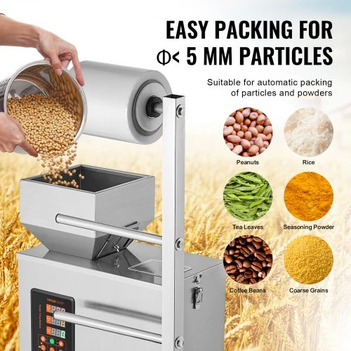 VEVOR Automatinė dalelių pakavimo mašina, 1–100 g