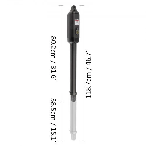 VEVOR Automatinis vartų atidarytuvas, 2 vnt., DC 24 V, 80 W