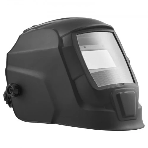 VEVOR Automatiškai tamsėjantis suvirinimo šalmas CRIUS, 93 x 43 mm, DIN 4/9-13, matinė juoda
