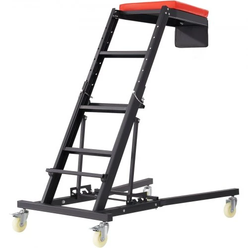VEVOR Automobilinis aukštas creeperis, variklio creeperis 42,5–64,8 col., 400 lb, su 4 pasukamais ratukais