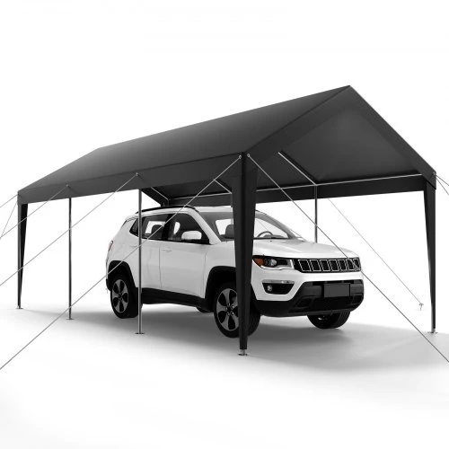 Koduva VEVOR automobilio stoginė, 10 x 20 FT, pilka