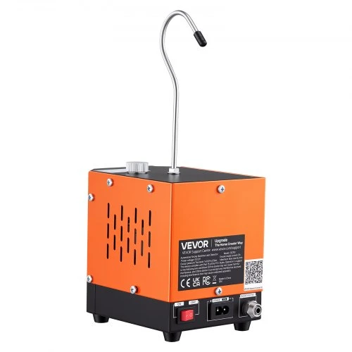 VEVOR Automobilių dūmų mašina nuotėkio detektorius SD701, DC 12V, juoda, oranžinė