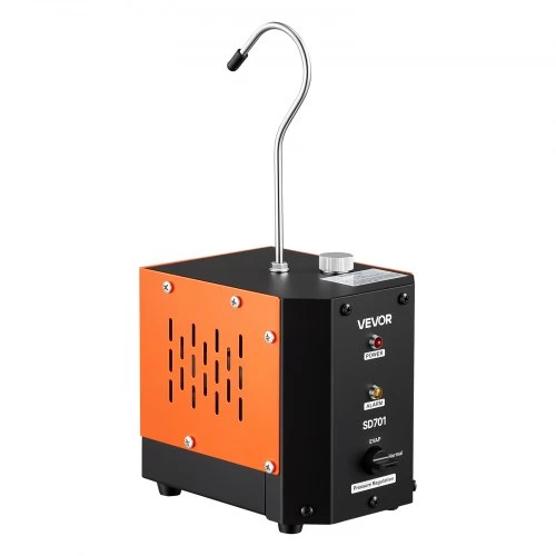 VEVOR Automobilių dūmų mašina nuotėkio detektorius SD701, DC 12V, juoda, oranžinė