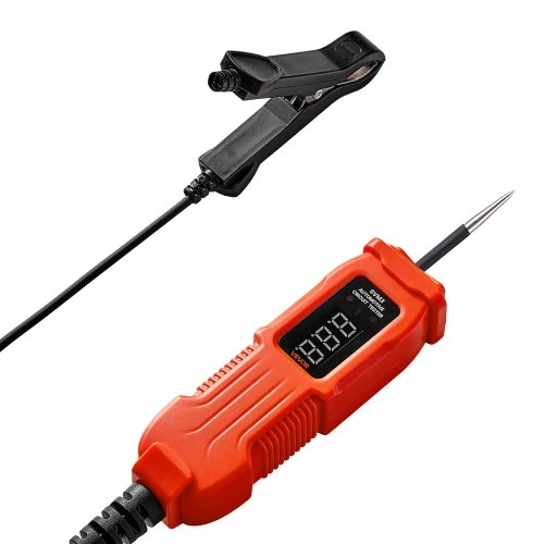 VEVOR Automobilių grandinės testeris, 3–72 V DC, su LED ekranu ir apšvietimu, 3,5 m kabelis
