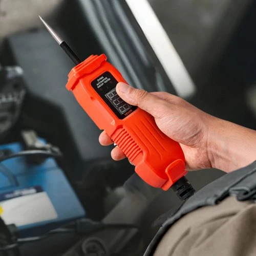 VEVOR Automobilių grandinės testeris, 3–72 V DC, su LED ekranu ir apšvietimu, 3,5 m kabelis