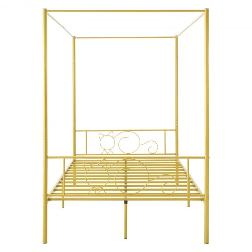 VEVOR Baldakiminė lovos rėmas, metalinė, auksinė, Full, SSHGC-05
