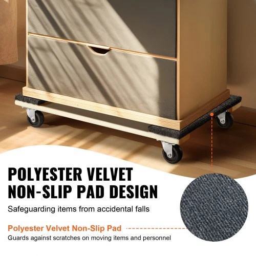 Koduva VEVOR baldų vežimėlis, 1000 lbs keliamoji galia, 18 x 30, su 4 pasukamais ratukais