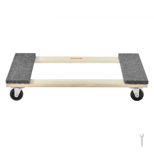 Koduva VEVOR baldų vežimėlis, 1000 lbs keliamoji galia, 18 x 30, su 4 pasukamais ratukais