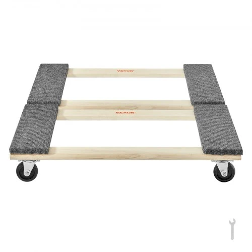 Koduva VEVOR baldų vežimėlis, 1000 lbs keliamoji galia, 2 vnt., 18 x 30", su 8 x 3" PP pasukamais ratukais