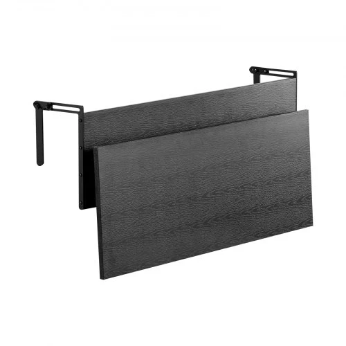 VEVOR Balkono pakabinamas staliukas, 12 x 48 col. sulankstomas turėklų stalas, 50 lb, tinka 1"–4,3" turėklams