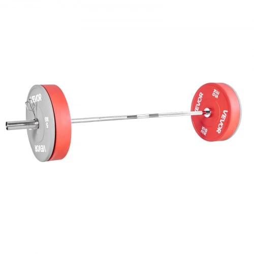 VEVOR Barbell bar OB-72, chromuotas, 183 cm, 500 lbs