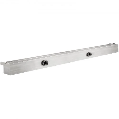 Koduva VEVOR baseino krioklio latakas 151x11,5x8 cm, nerūdijančio plieno, su spalvota LED juosta, nuotolinio valdymo pultu