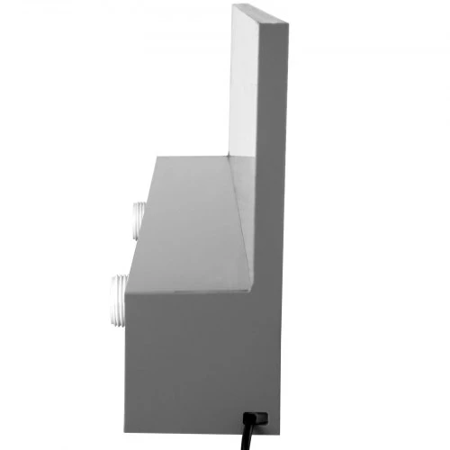 VEVOR Baseino krioklio latakas, 36,2 x 3,2 x 8,1 col., 17 spalvų LED, su nuotolinio valdymo pultu