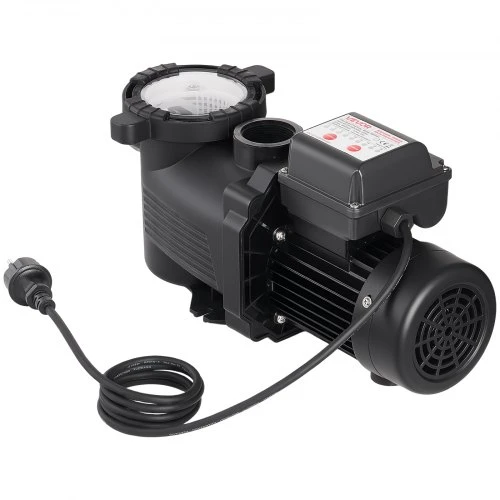 Koduva VEVOR baseino siurblys, 550 W, 14 000 l/val., vieno greičio, su 24 val. laikmačiu