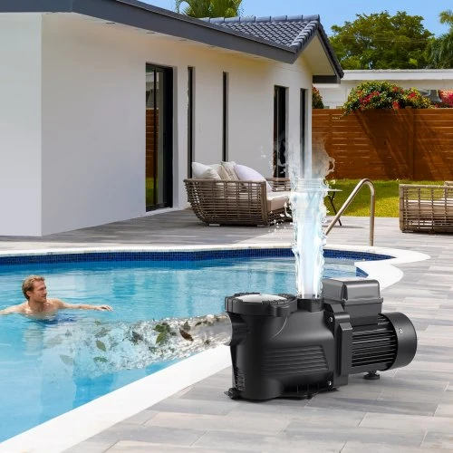 Koduva VEVOR baseino siurblys, 550 W, 14 000 l/val., vieno greičio, su 24 val. laikmačiu