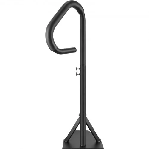 Koduva VEVOR baseino turėklas H10263-57, matinis juodas, reguliuojamas 89–144,7 cm