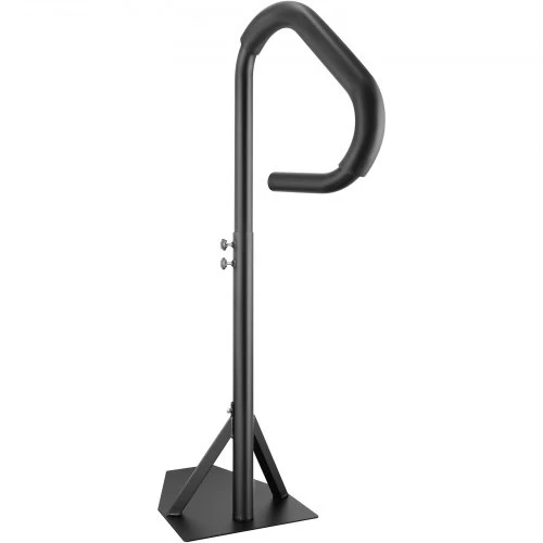 Koduva VEVOR baseino turėklas H10263-57, matinis juodas, reguliuojamas 89–144,7 cm