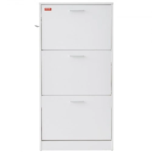 Koduva VEVOR batų spintelė su 3 atverčiamais stalčiais, HZS003, 60 x 23,7 x 120 cm